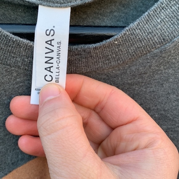 CANVAS Women's small grey T-shirt - Picture 2 of 5